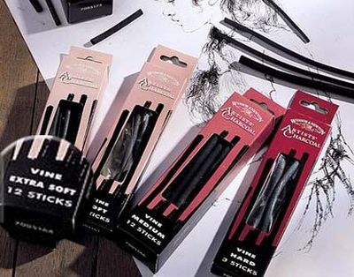 Vine Charcoal Extra Soft 12pk