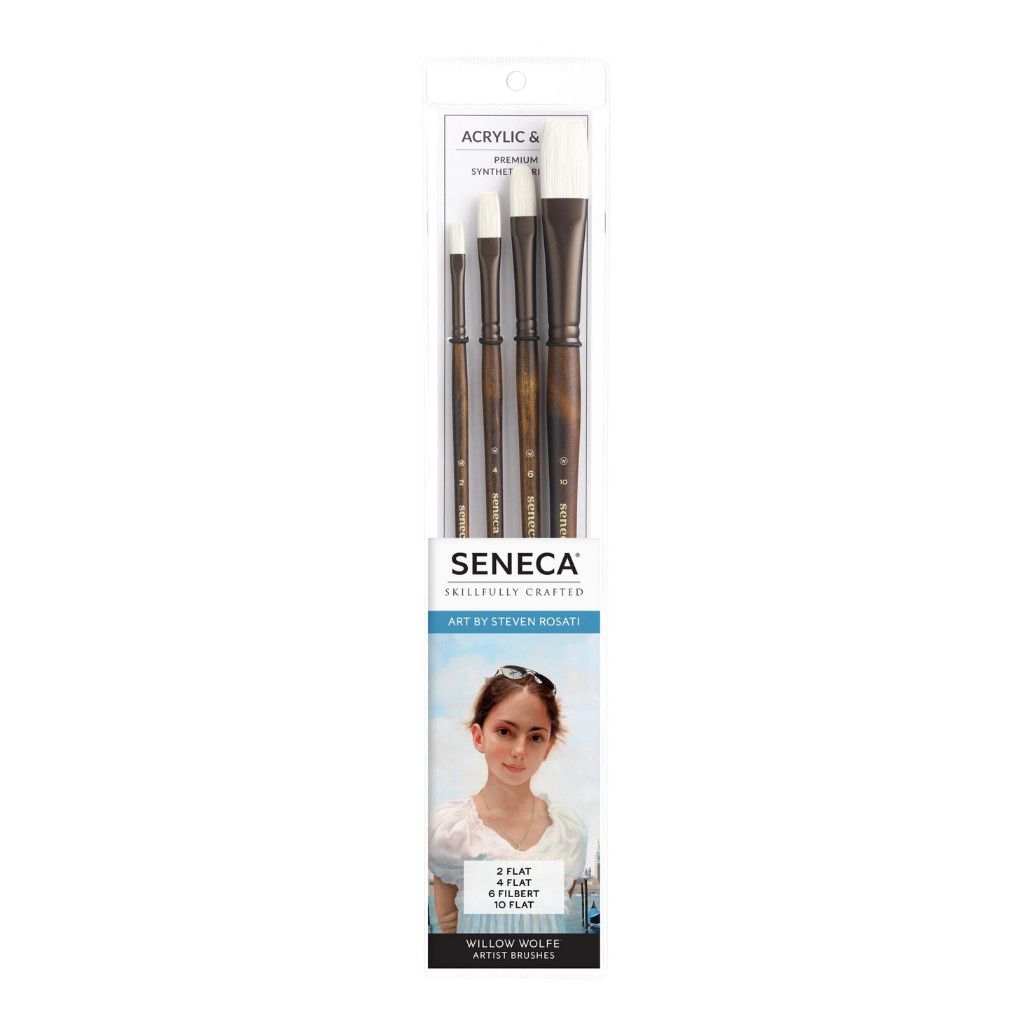 Willow Wolfe Seneca Artist Brush Portrait Set