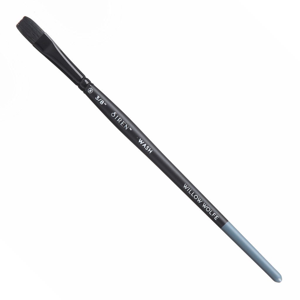 Willow Wolfe Siren Artist Watercolour Brush Bright Wash 3/8
