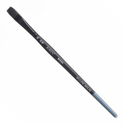 Willow Wolfe Siren Artist Watercolour Brush Bright Wash 3/8