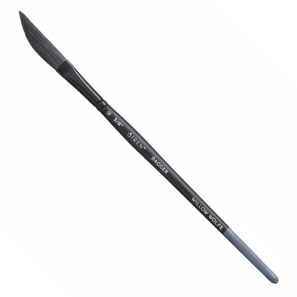 Willow Wolfe Siren Artist Watercolour Brush Dagger 3/8
