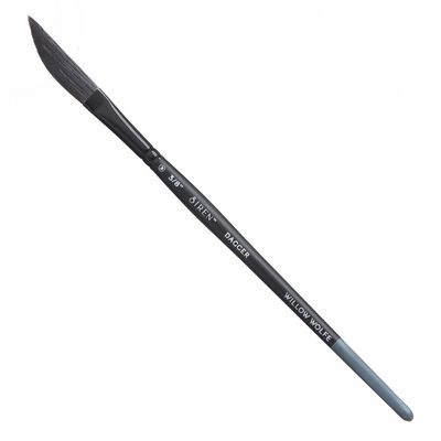 Willow Wolfe Siren Artist Watercolour Brush Dagger 3/8