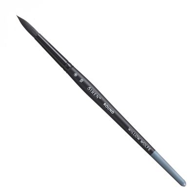 Willow Wolfe Siren Artist Watercolour Brush Pointed Round 10