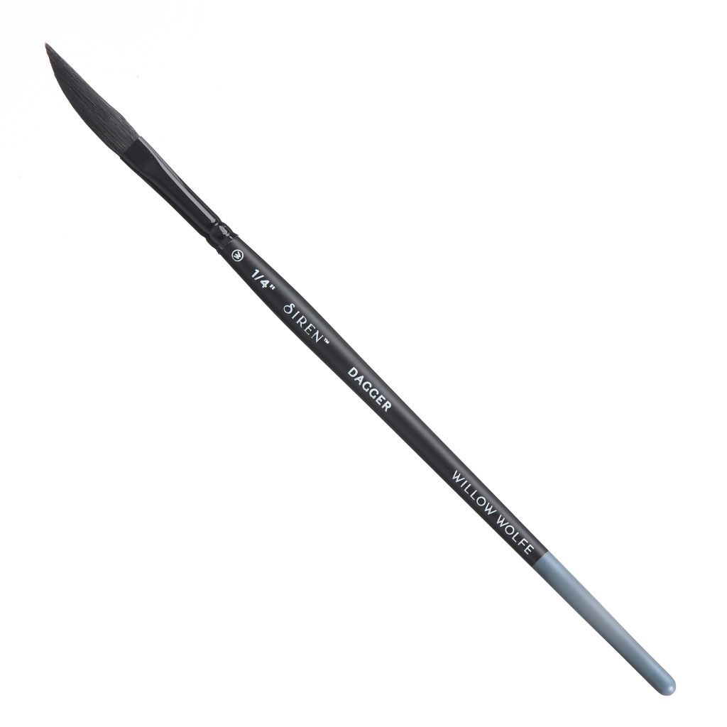 Willow Wolfe Siren Artist Watercolour Brush Dagger 1/4