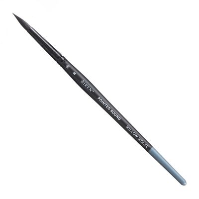 Willow Wolfe Siren Artist Watercolour Brush Pointed Round 8