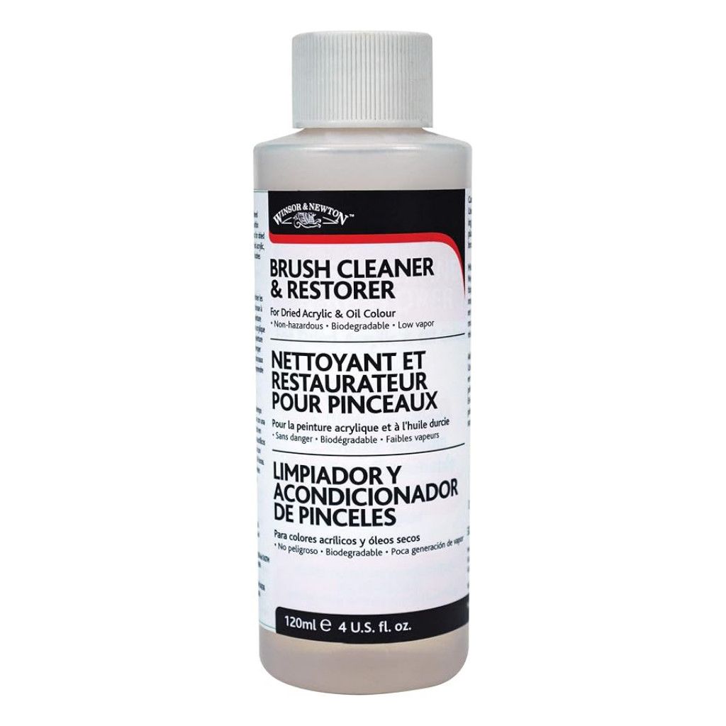 Winsor &amp; Newton Brush Cleaner Restorer 4oz 120ml