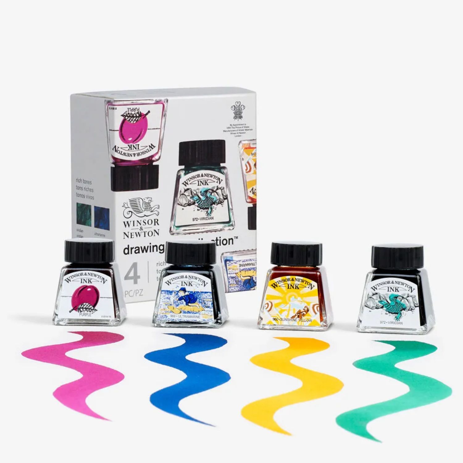 Winsor &amp; Newton Drawing Ink Collection Rich Tones