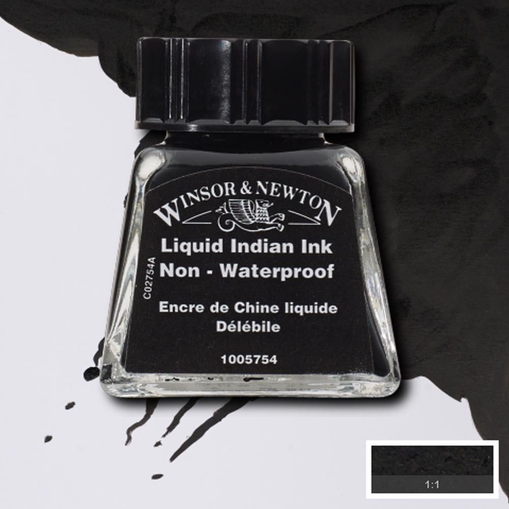 Winsor &amp; Newton Drawing Ink 14ml Liquid Indian Ink