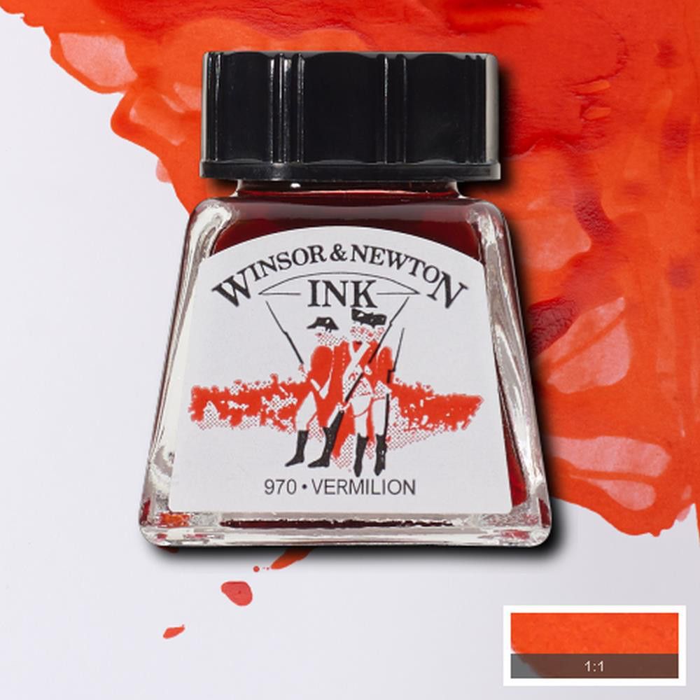 Winsor &amp; Newton Drawing Ink 14ml Vermilion