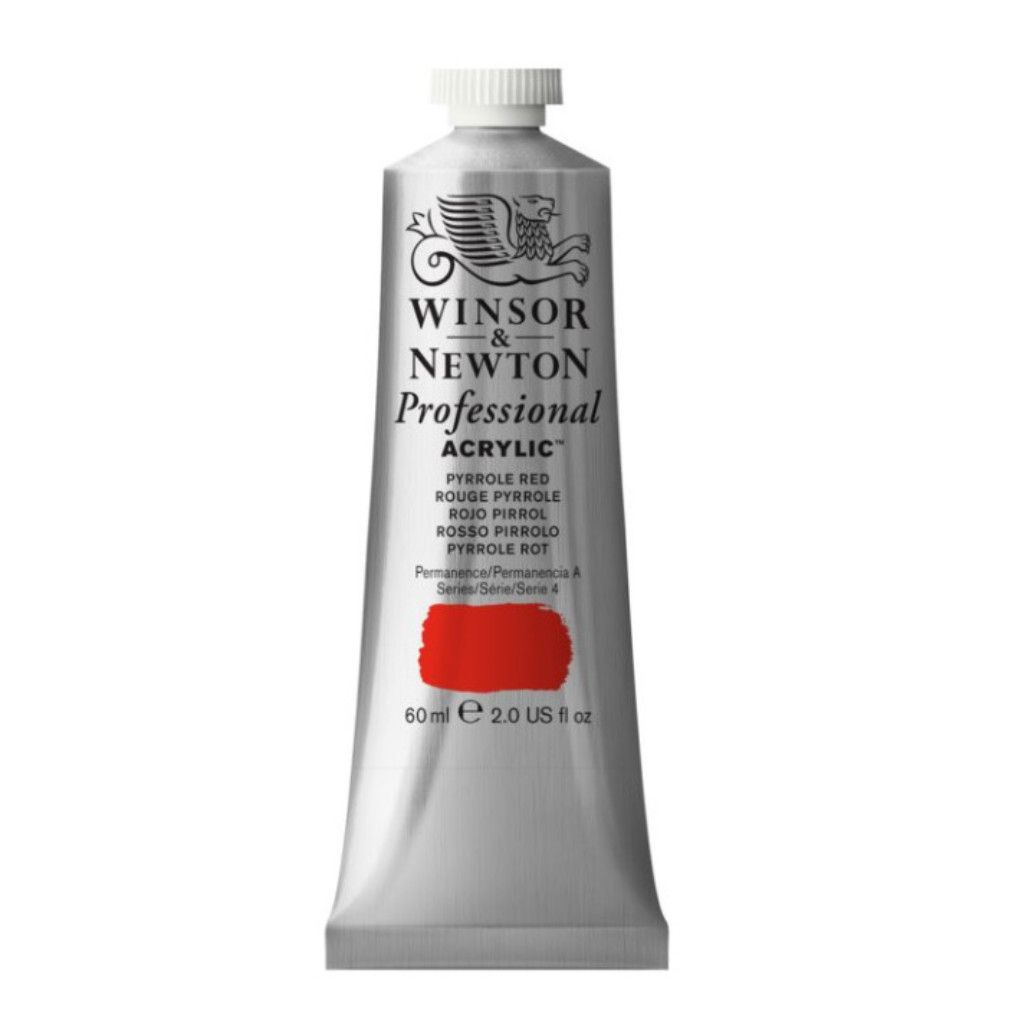 Winsor &amp; Newton Professional Acrylic 60ml Pyrrole Red