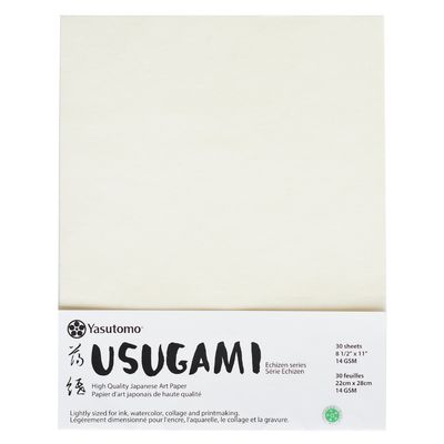 Yasutomo Usugami Paper 8 1/2" x 11" (30 Sheets)