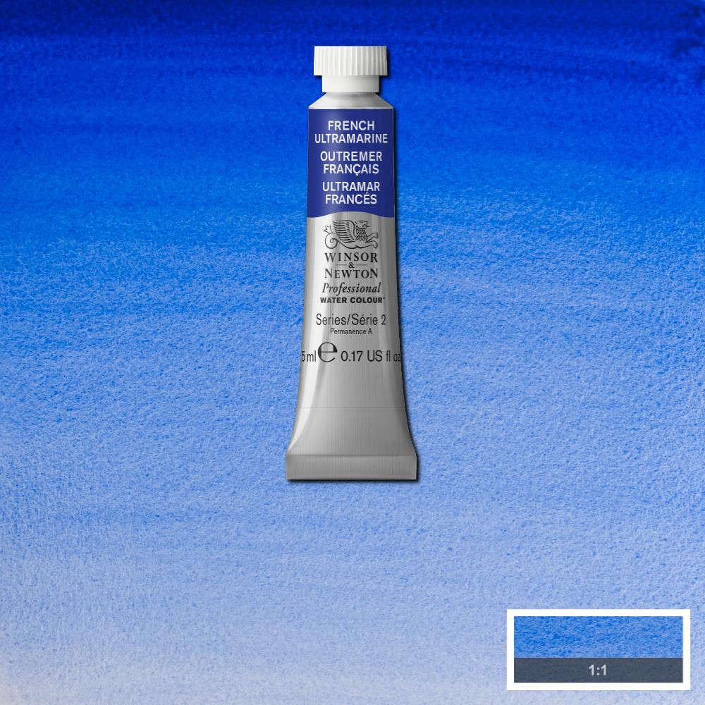 Winsor &amp; Newton Watercolour Professional 5ml French Ultramarine S2