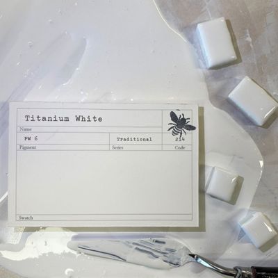 Stoneground Gouache Half Pan Titanium White S1 **ND**