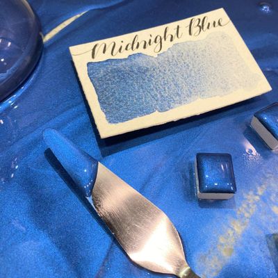 Stoneground Watercolour Half Pan Midnight Blue S3 **ND**