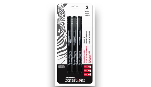 Zebra Calligraphy Pen Set of 3 (1.0mm,2.0mm,3.0mm)