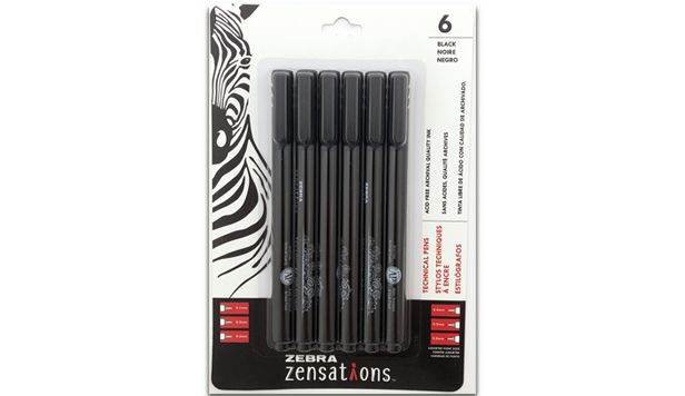 Zebra Technical Pen Set of 6