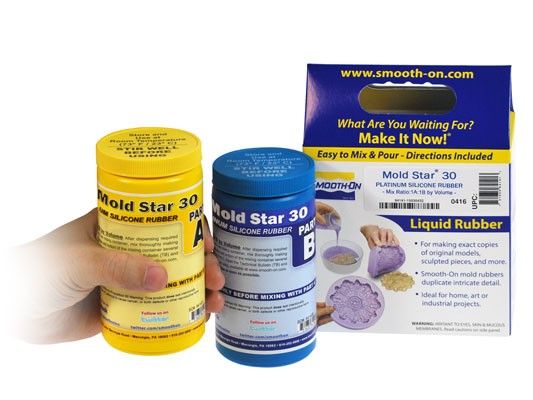 Smooth-On Mold Star 30 Silicone Firm Hardness GALLON **ND-SO-FINAL SALE**
