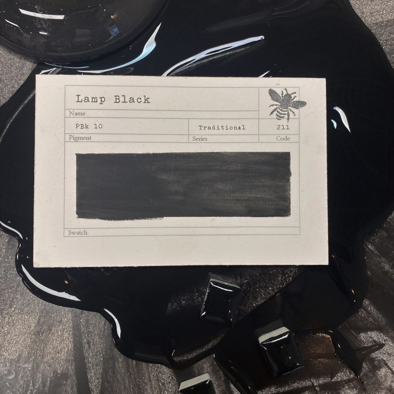 Stoneground Gouache Half Pan Lamp Black S1 **ND**