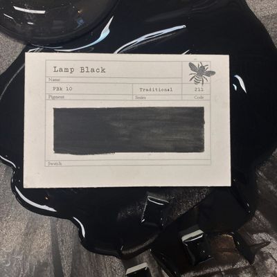 Stoneground Gouache Half Pan Lamp Black S1 **ND**