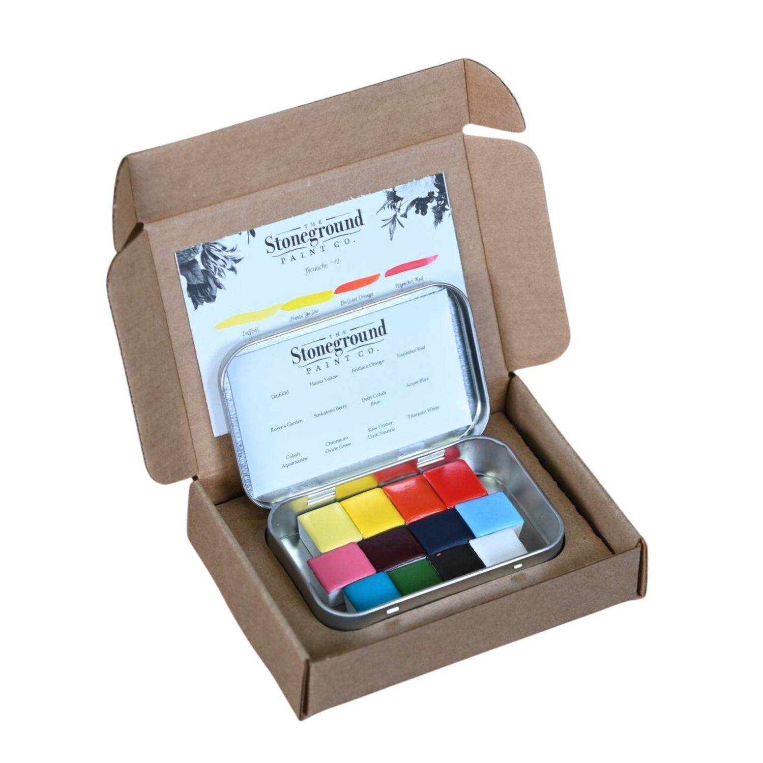 Stoneground Gouache Set of 12 Colours **ND**