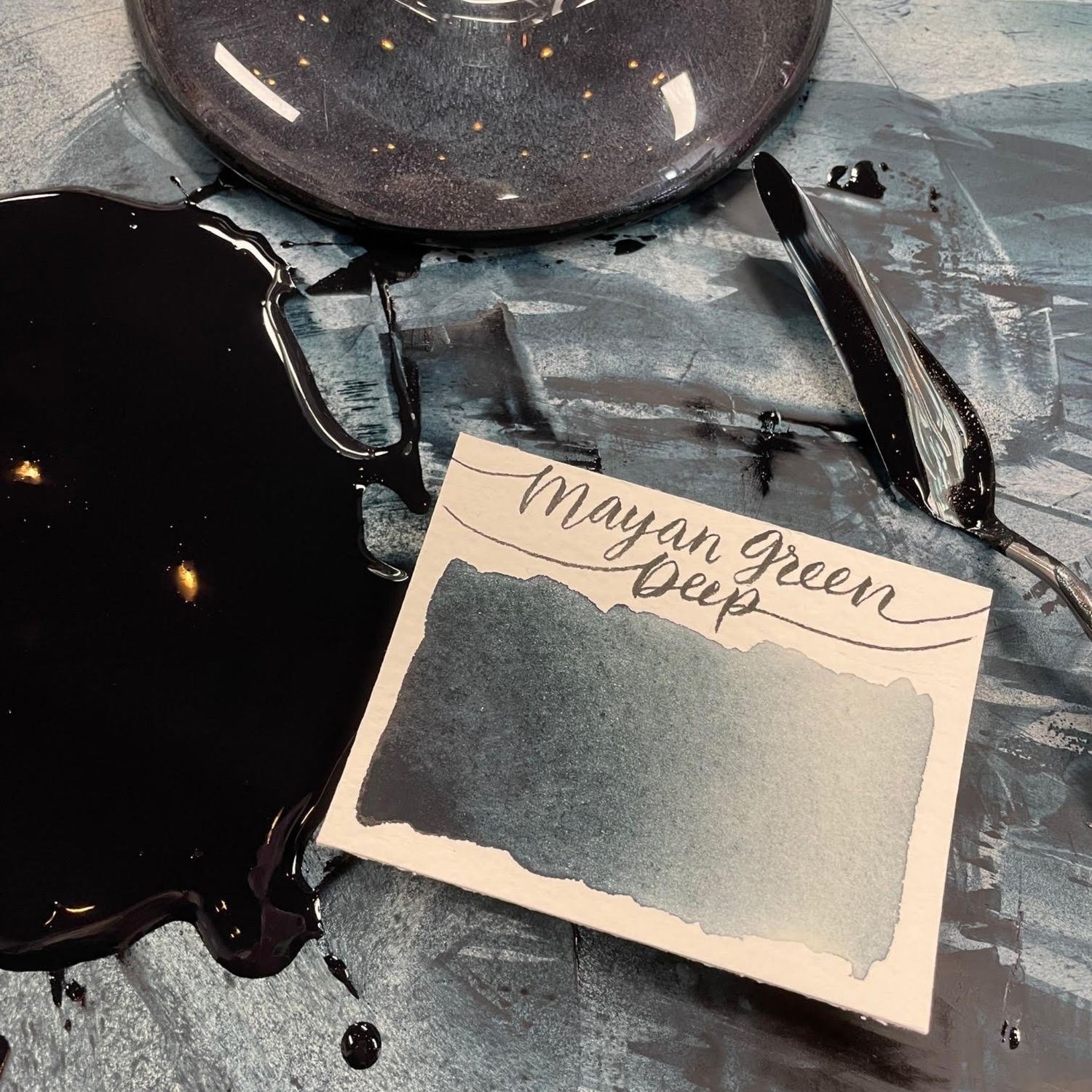 Stoneground Watercolour Half Pan Mayan Green Deep S1 **ND**