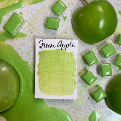 Stoneground Watercolour Half Pan Green Apple S3 **ND**