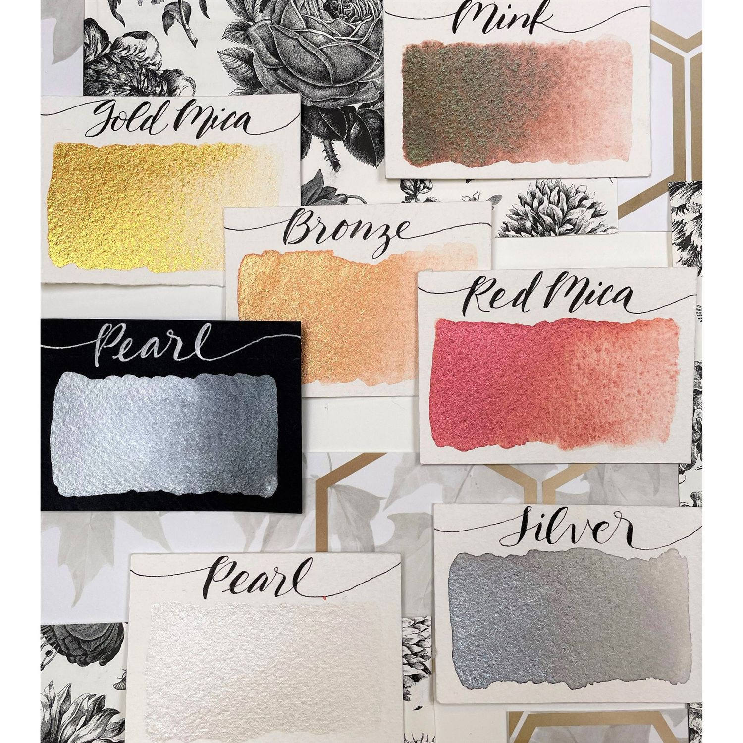 Stoneground Watercolour Palette - 6pc Metallic **ND**