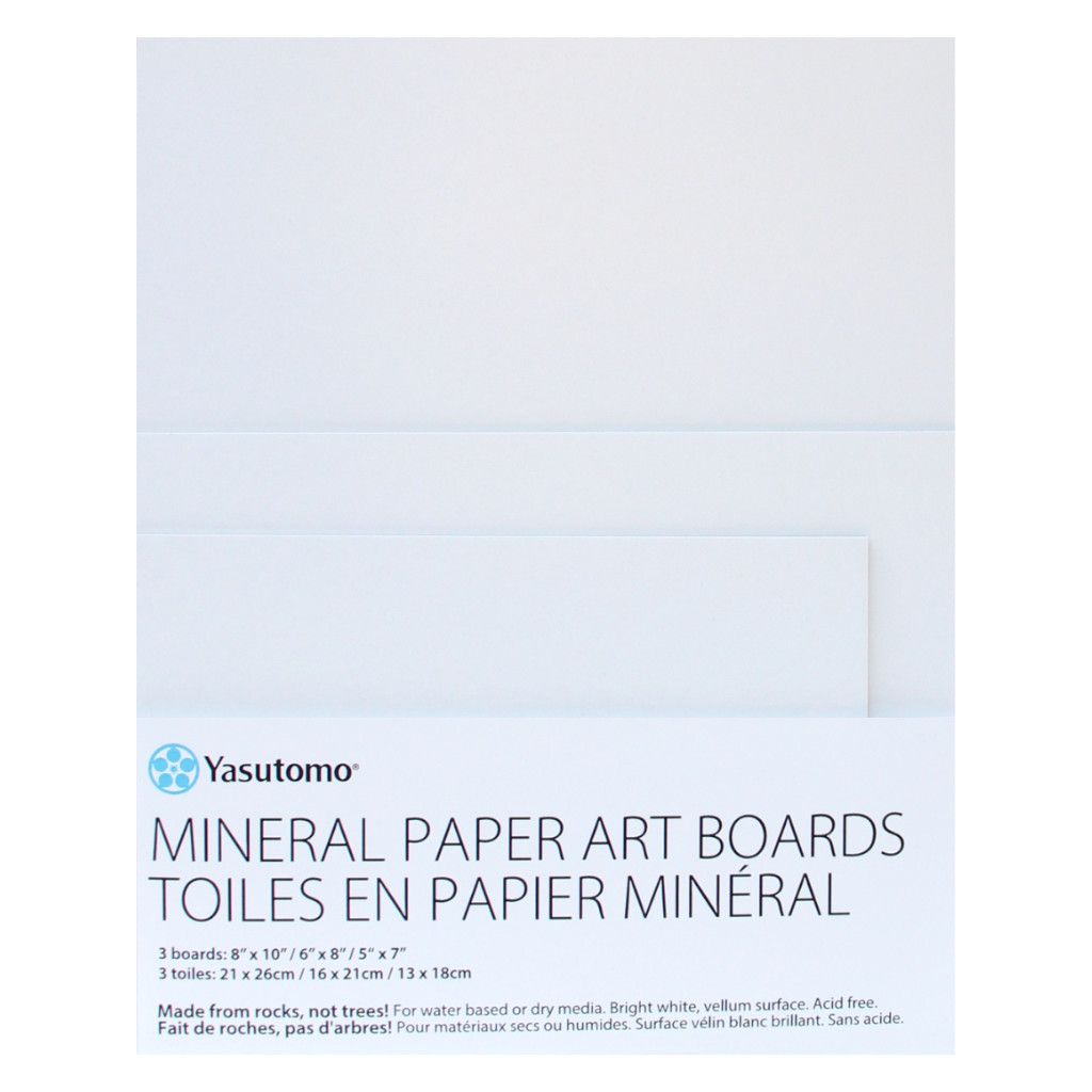 Yasutomo Mineral Paper Boards 3pc Set