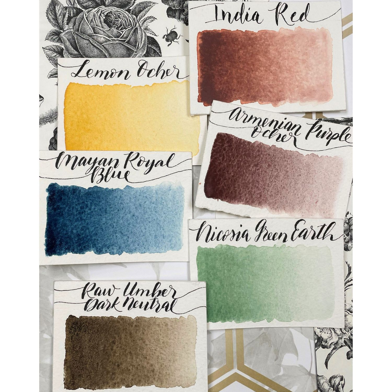 Stoneground Watercolour Palette - 6pc Earth Palette Prairie **ND**