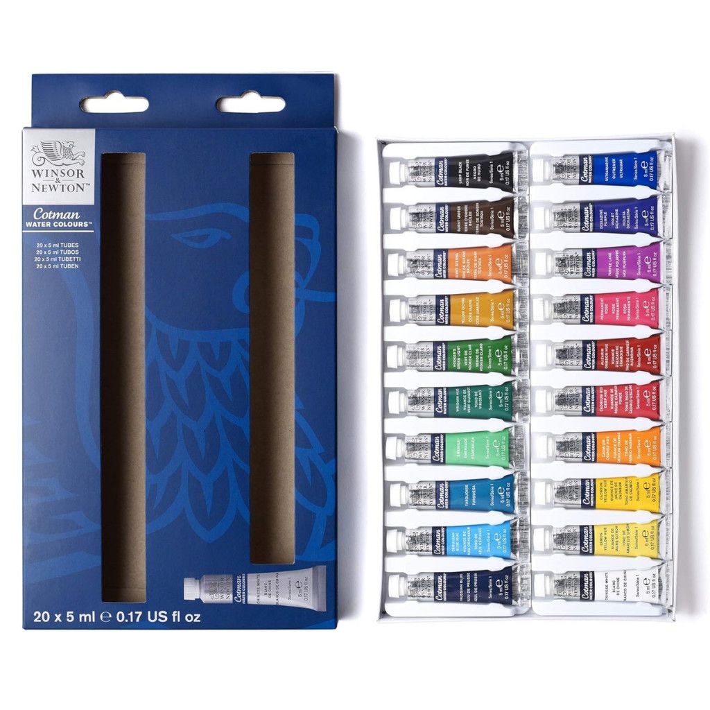 Winsor &amp; Newton Cotman Watercolour Set 20x5ml