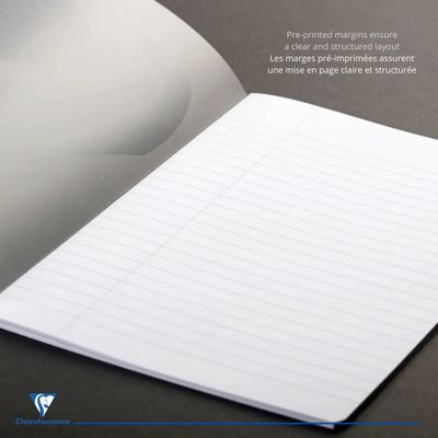 Clairefontaine Notebook Lined Polypro A4 Assorted Colours **ND**