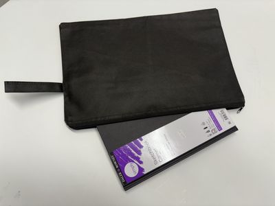 FC Art Black Document Holder w/ Zipper 11" x 17"