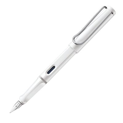 Lamy Safari Fountain Pen Medium - Shiny White