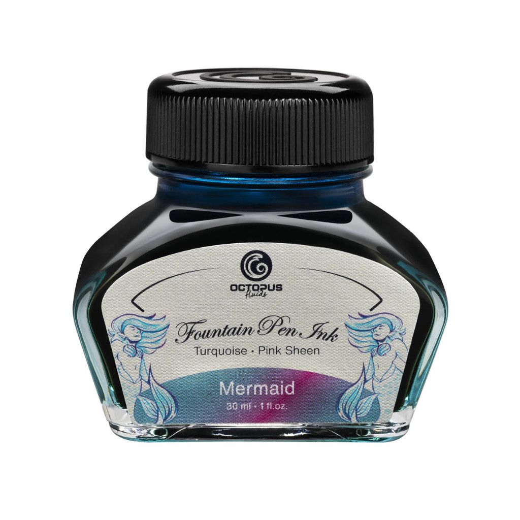 Octopus Fountain Pen Sheen Ink 30ml -  Mermaid