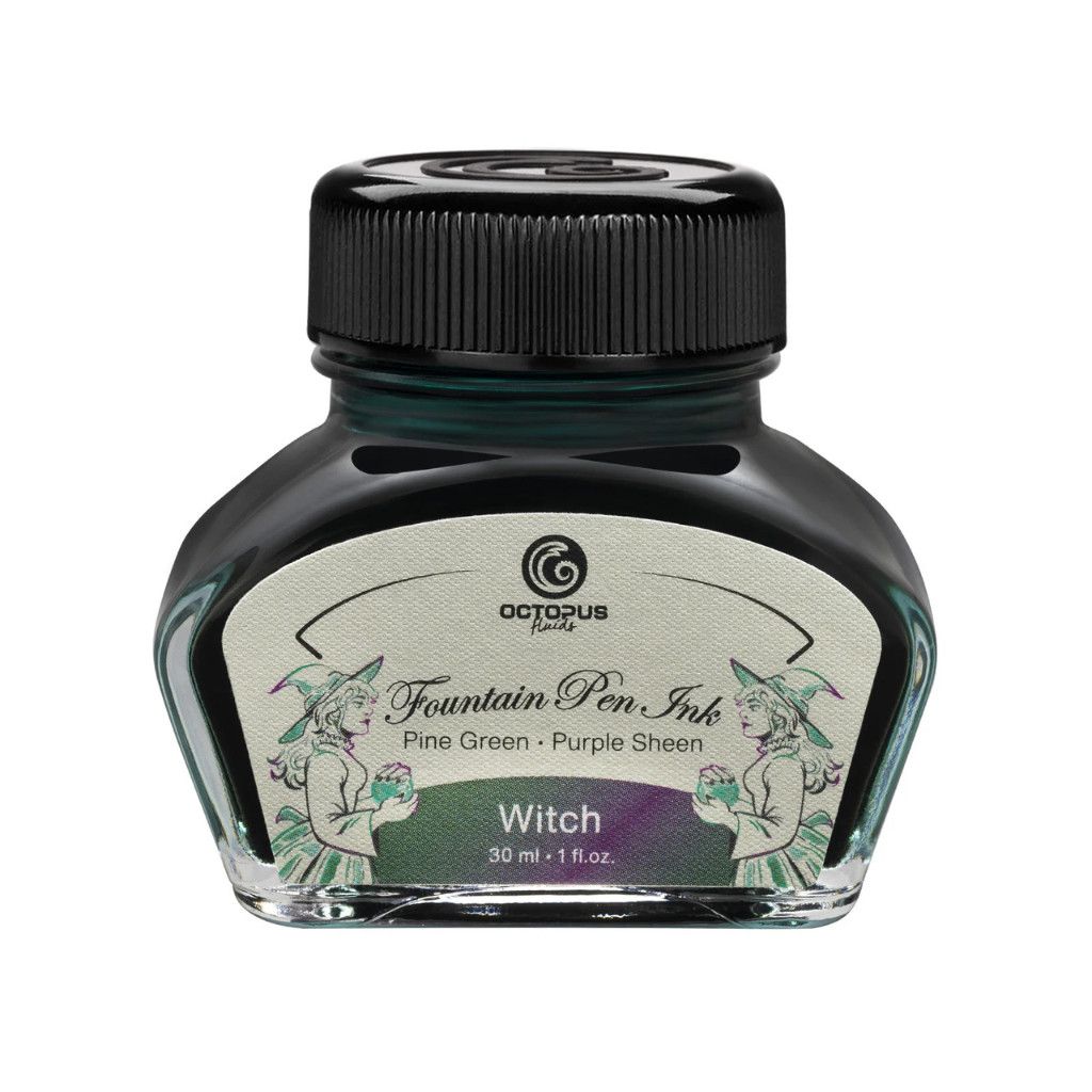 Octopus Fountain Pen Sheen Ink 30ml -  Witch
