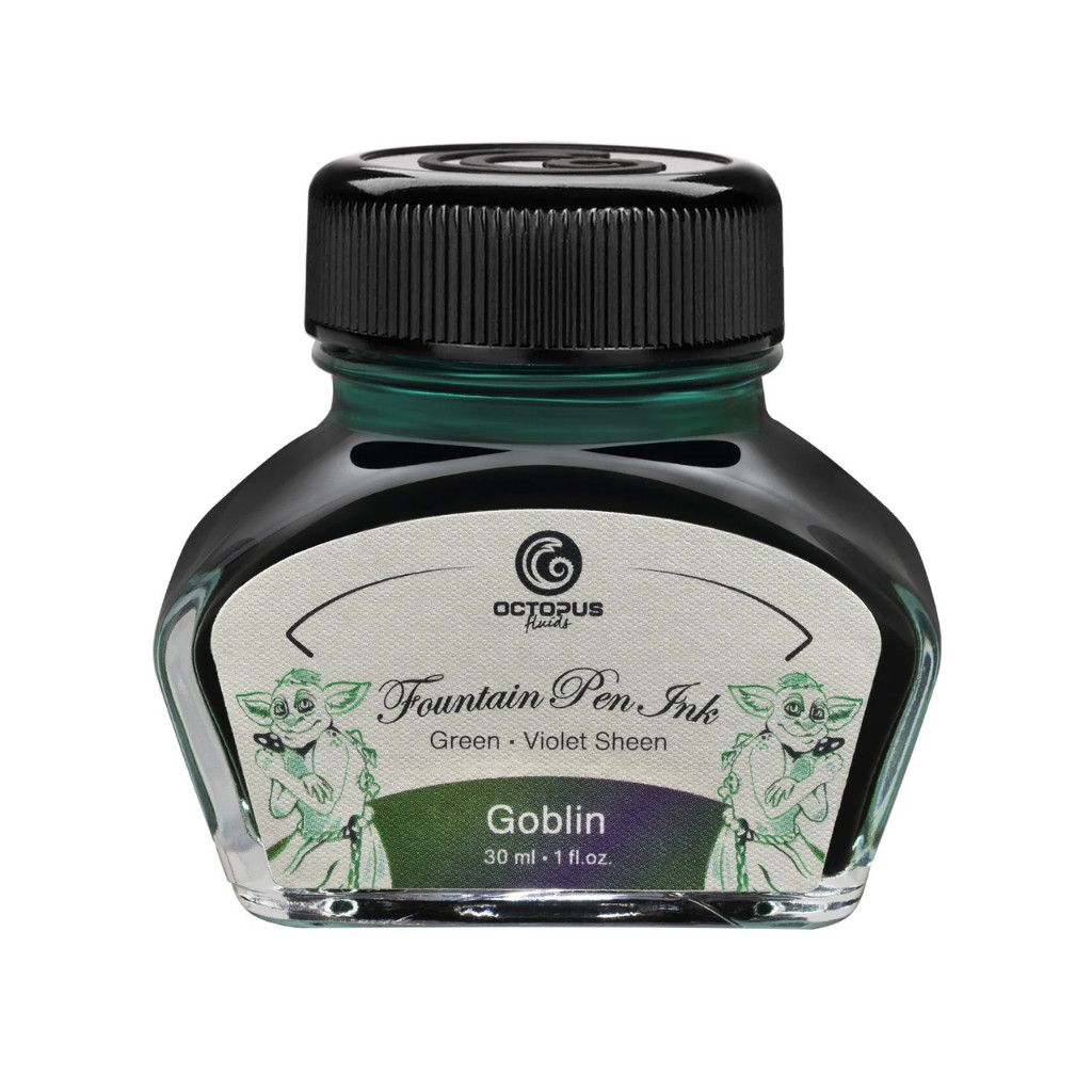 Octopus Fountain Pen Sheen Ink 30ml -  Goblin