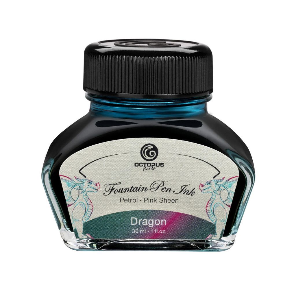 Octopus Fountain Pen Sheen Ink 30ml -  Dragon