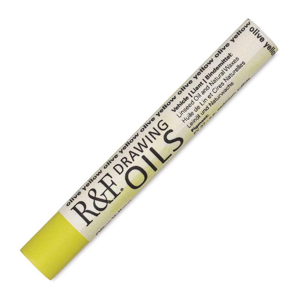 R&amp;F Drawing Oils Olive Yellow 12ml