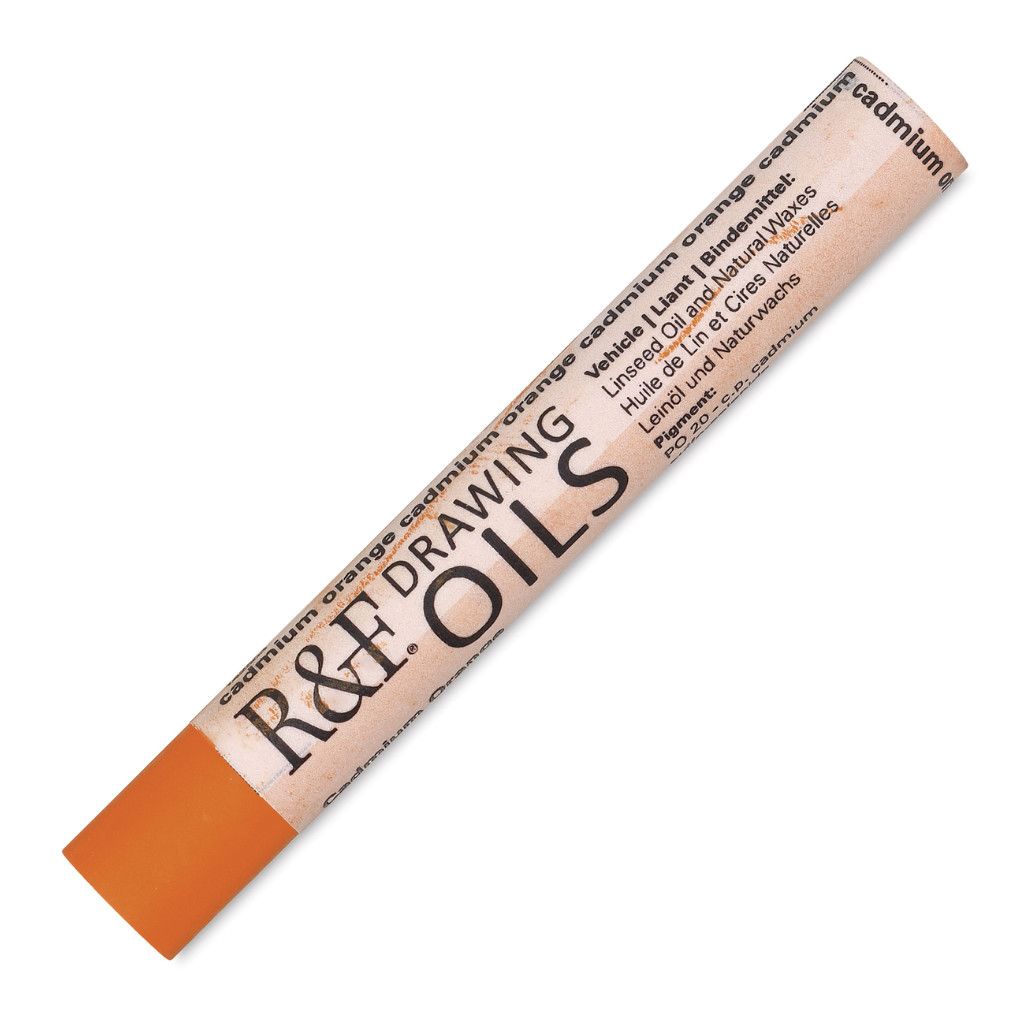 R&amp;F Drawing Oils Cadmium Orange 12ml