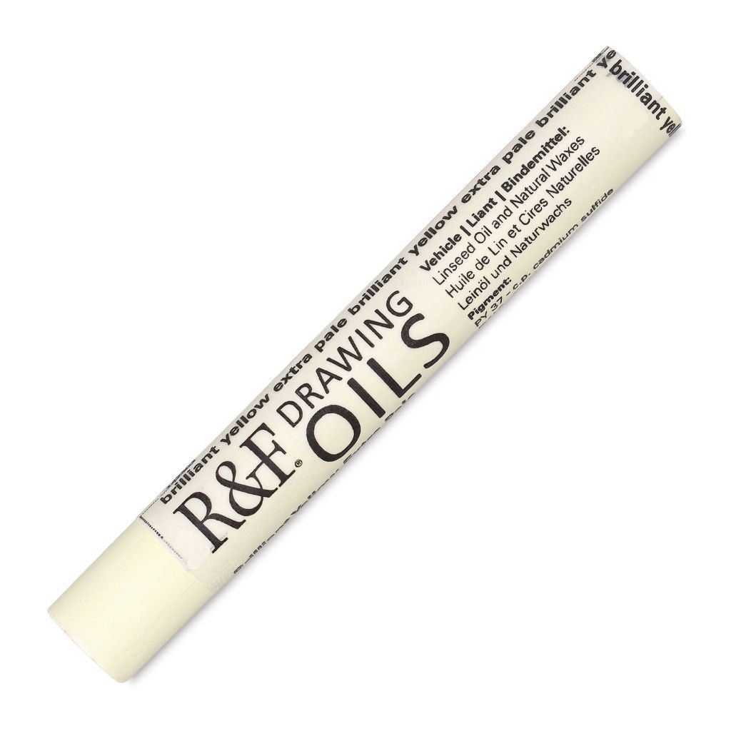 R&amp;F Drawing Oils Brilliant Yellow Extra Pale 12ml