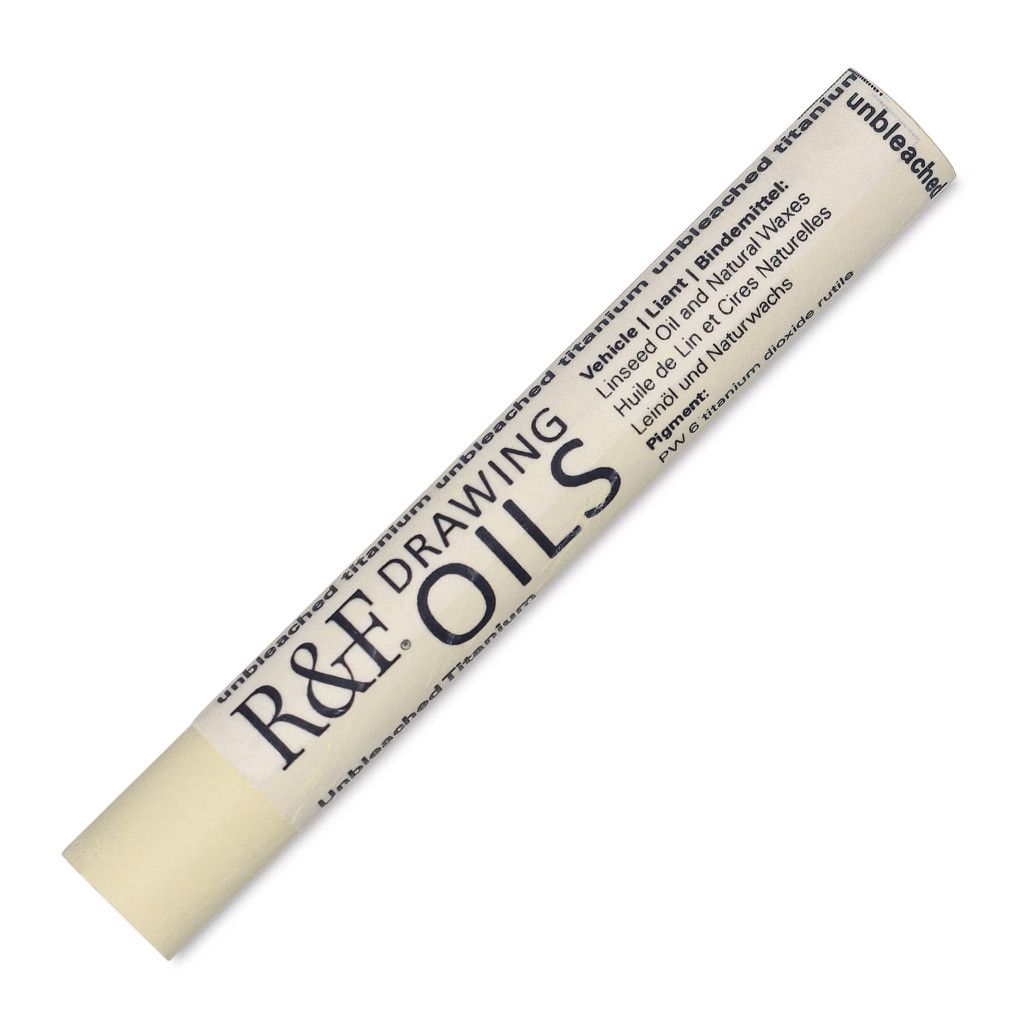 R&amp;F Drawing Oils Unbleached Titanium 12ml