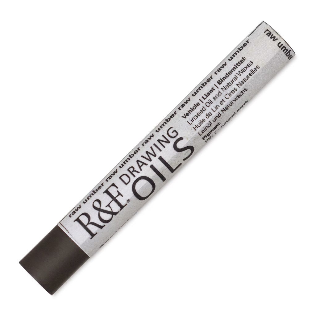 R&amp;F Drawing Oils Raw Umber 12ml