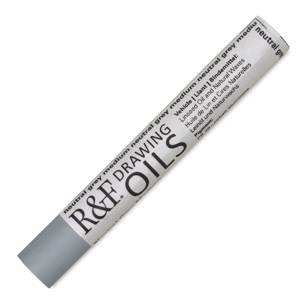 R&amp;F Drawing Oils Neutral Grey Medium 12ml