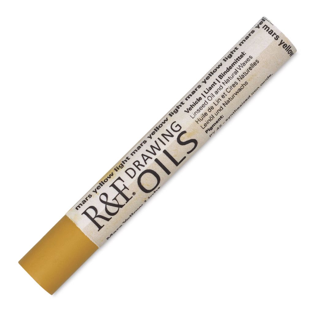 R&amp;F Drawing Oils Mars Yellow Light 12ml
