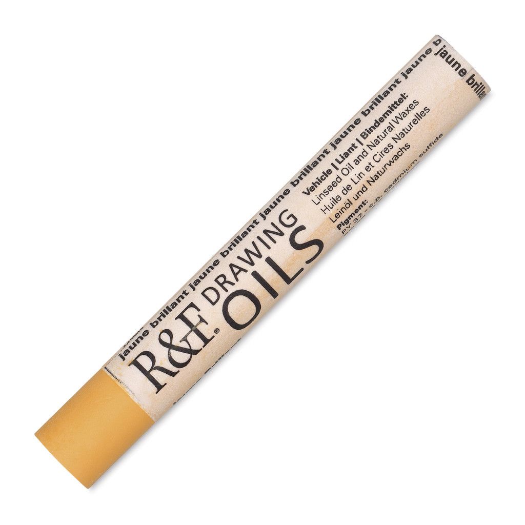 R&amp;F Drawing Oils Jaune Brillant 12ml