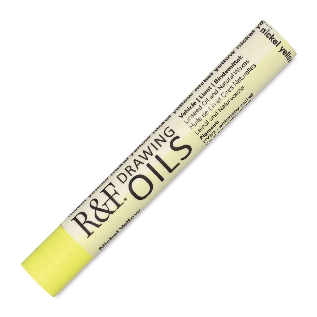 R&amp;F Drawing Oils Nickel Yellow   12ml