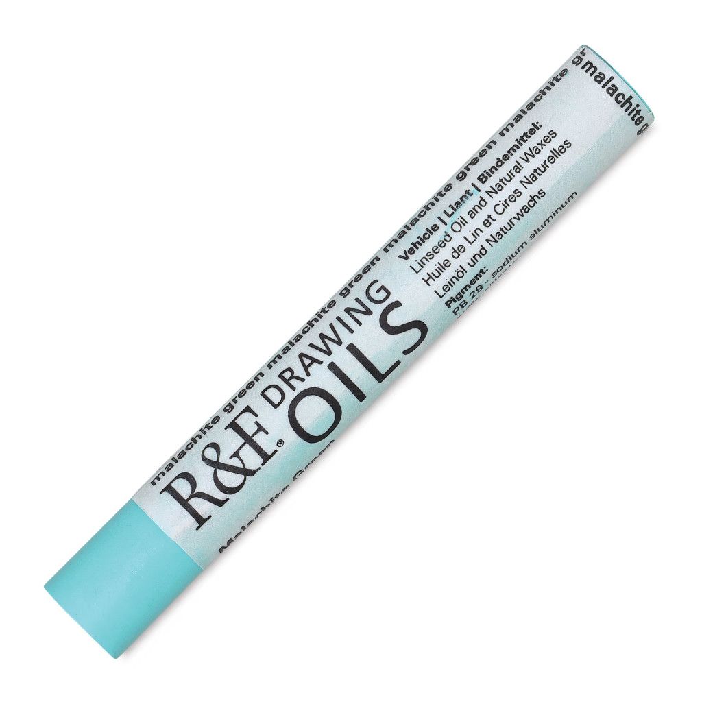 R&amp;F Drawing Oils Malachite Green  12ml