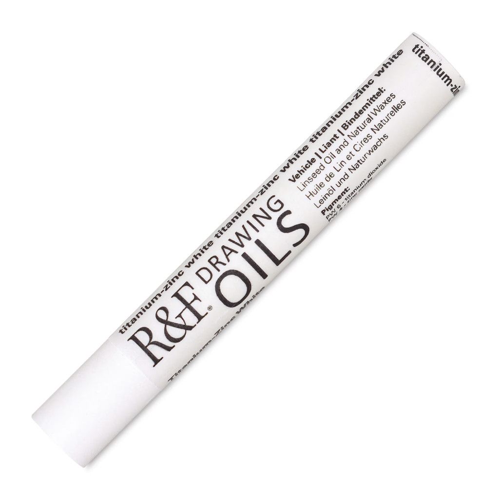 R&amp;F Drawing Oils Titanium-Zinc  White 12ml