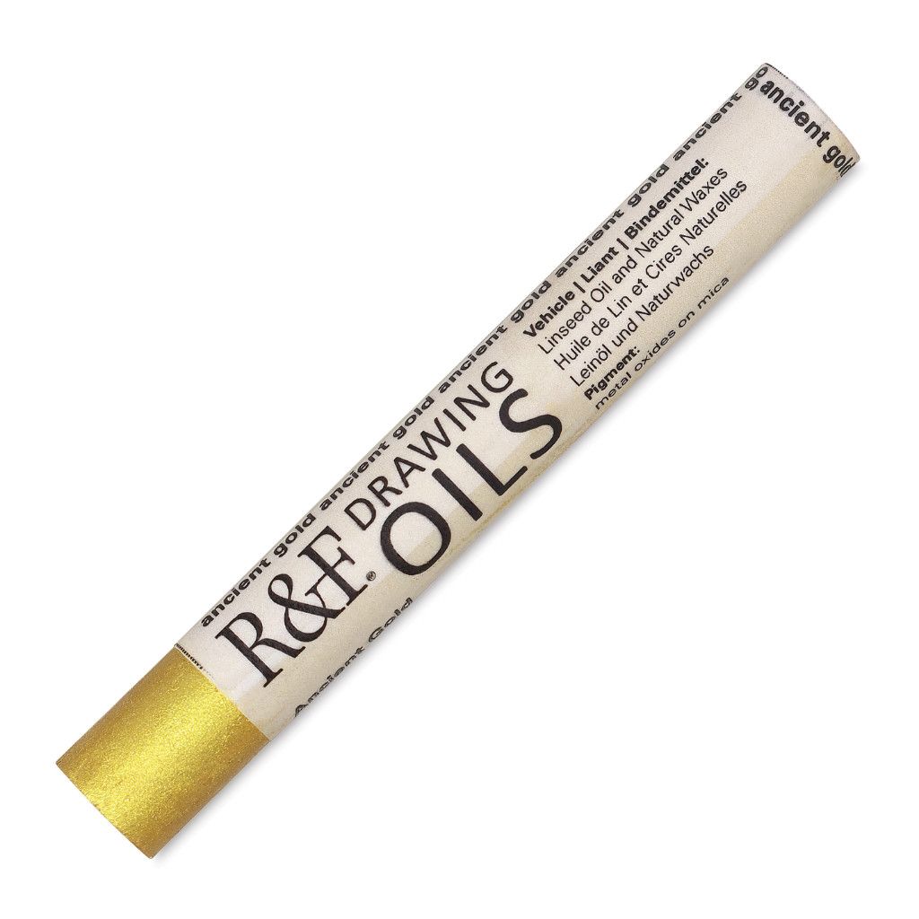 R&amp;F Drawing Oils Ancient Gold  12ml