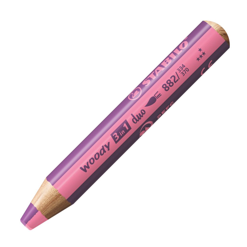 Stabilo Woody 882 - Duo  Pink/Lilac